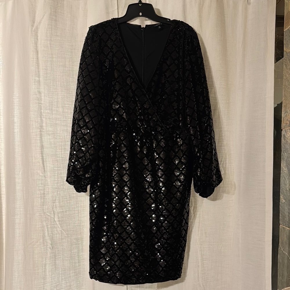 Torrid Black Sequin Dress
